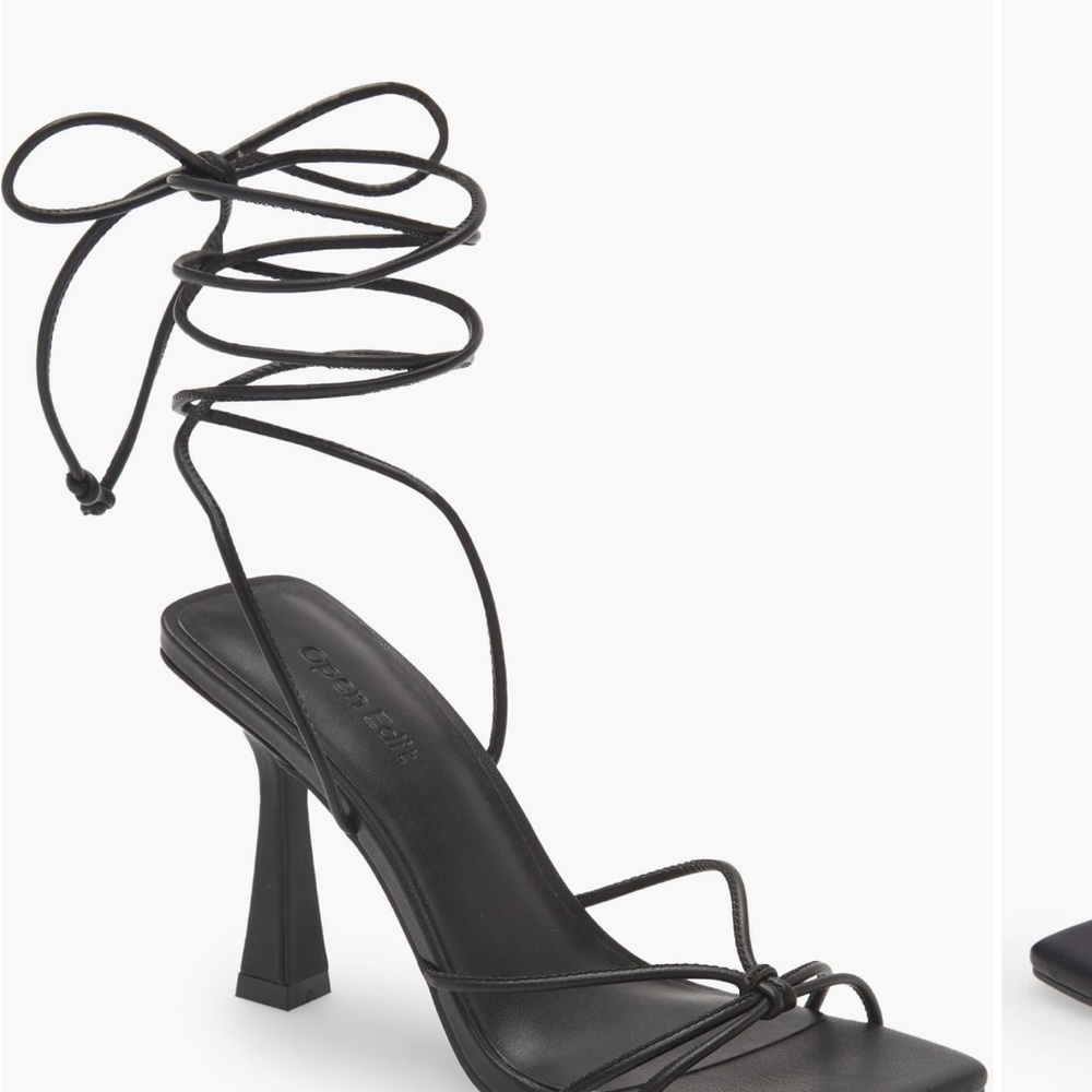 Open edit strappy heels